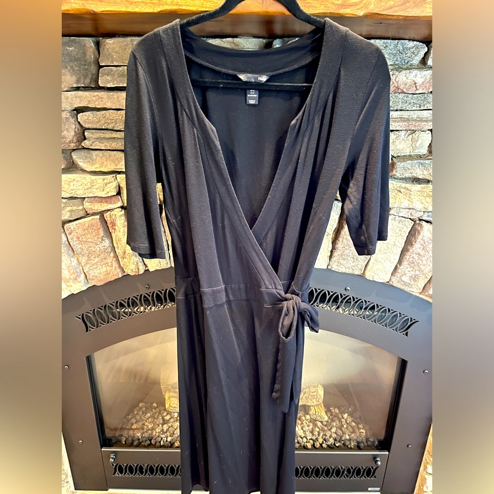 H&M Black Wrap Dress
